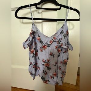 Lavender, flowery tank by Vestique.